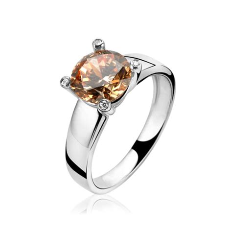 Kennen sie den unterschied zwischen zirkonia und zirkonia? Zinzi Zilveren Ring Zirkonia Zir1022c
