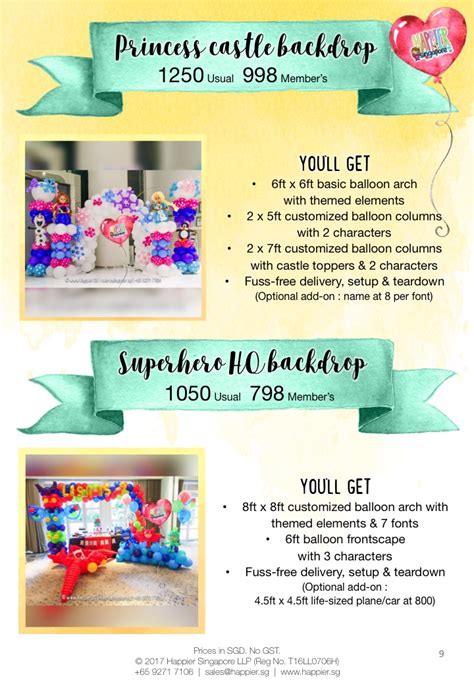 Birthday Party Decoration Packages