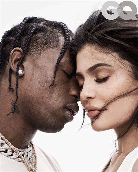 Kylie Jenner And Travis Scott Pose Together In Epic Gq Spread Makeful