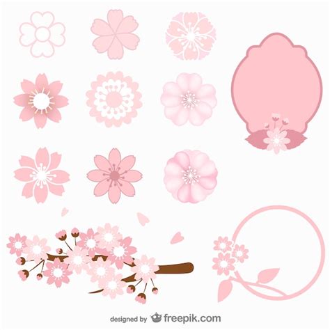 Free Vector Cherry Blossoms Collection