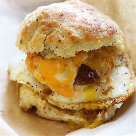 Easy Sausage Egg And Cheese Biscuit The 2 Spoons