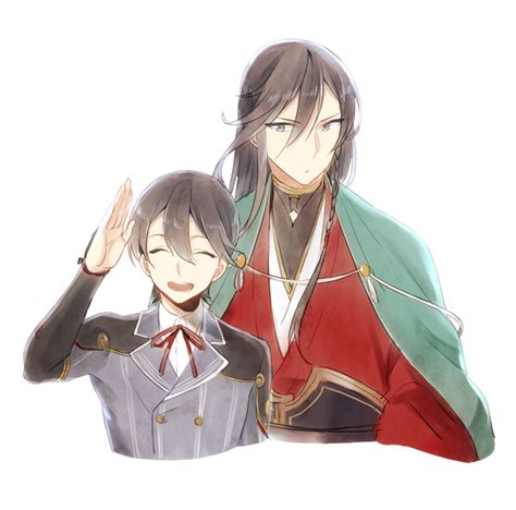 Izumi No Kami Kanesada And Horikawa Kunihiro Touken Ranbu Drawn By