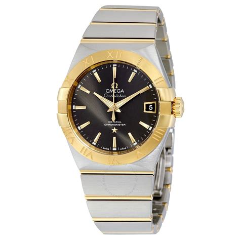Omega Constellation Co Axial Grey Dial Stainless Steel With Yellow Gold