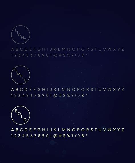 The Simple Font On Behance