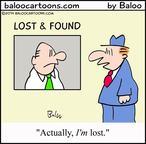 Baloos Non Political Cartoon Blog Lost And Found Cartoon