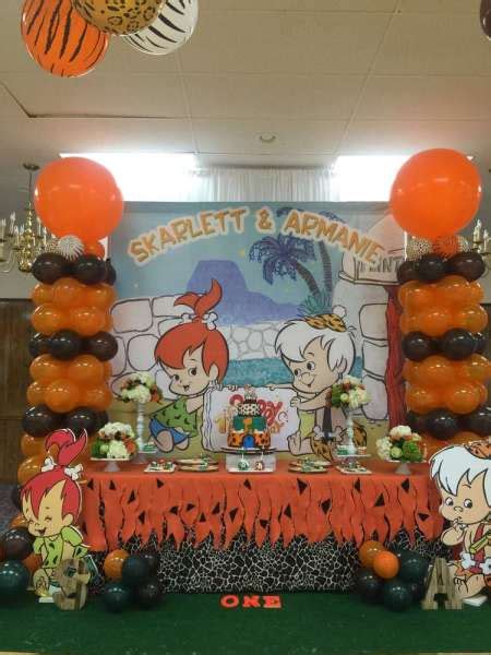 Flintstones Pebbles And Bamm Bamm Theme Party Venue Venuemonk Blog