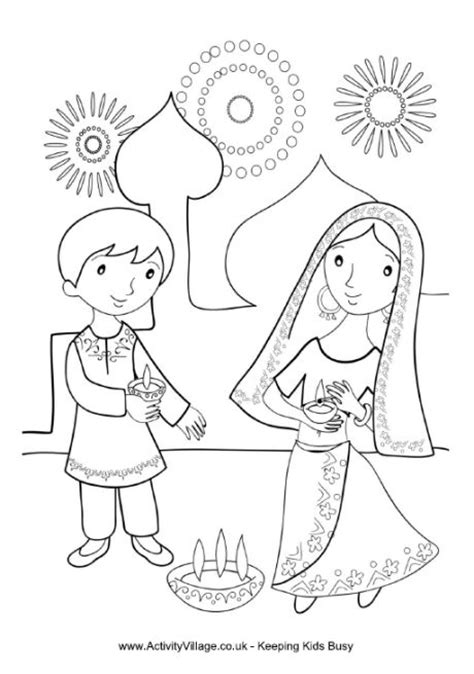 Instead of doing everything by yourself, use these 7 fascinating activities to enjoy diwali with kids. Children's lighting, Diwali and Coloring pages on Pinterest