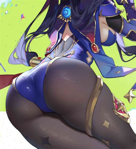 Rule 34 Ass Ass Focus Big Ass Big Butt Female Genshin Impact Huge Ass