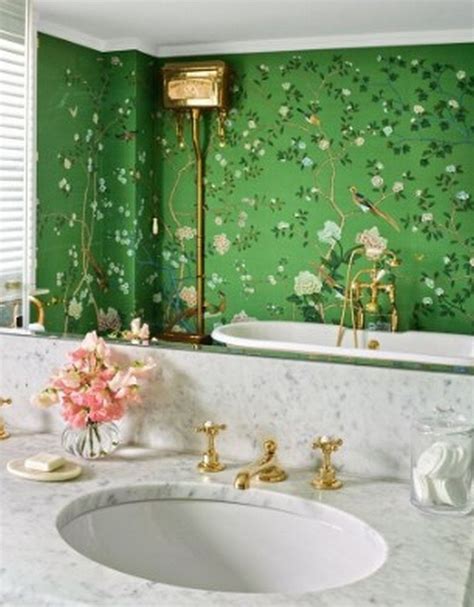 5 Bathroom Decoration Ideas With Beautiful Green Vibrant Flowers Bold