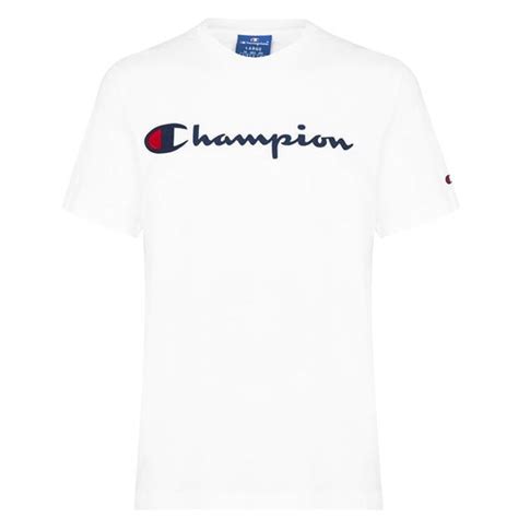 Champion Logo T Shirt Regular Fit T Shirts