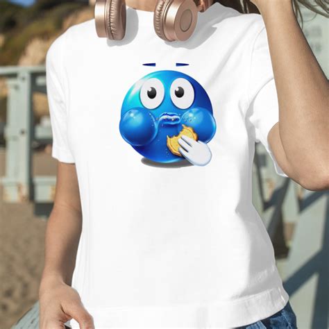 Cookie Muncher Blue Emoji Shirt
