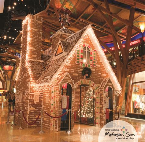 Our Life Size Gingerbread House In The Shops Is Made Of 4280 Pounds Of