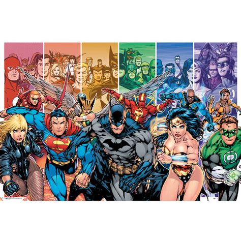 The best justice league stories are the ones that really dig deep into the various characters, analyzing their fundamental values and their interpersonal relationships. DC Comics Justice League Characters - Maxi Poster - 61 x ...