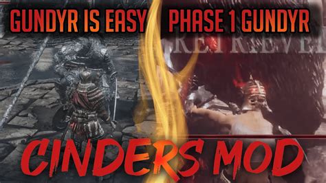 Dark Souls New Cinder Mod Is Actually Insane Youtube