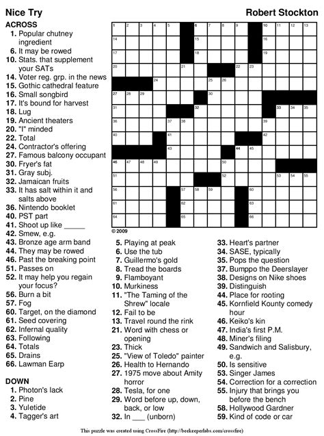 Hard Crossword Puzzles Printable Customize And Print