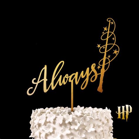 Harry potter birthday cakes harry potter birthday cake patricia creative cakes. Always Harry Potter Wedding Cake Toppers - After All This ...