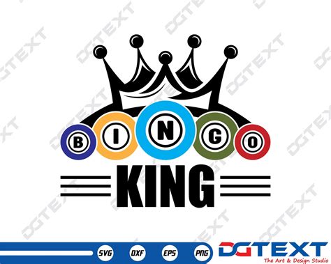 Bingo King Svg Bingo Svg Vector Silhouette Cricut File Etsy