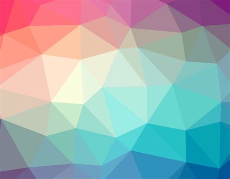 Rainbow Geometric Shapes Wallpapers Wallpaper Cave