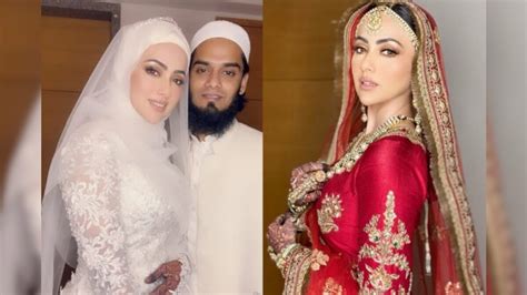 اداکارہ ثنا خان نے شوہر مفتی انس کے ساتھ شیئر کیں شادی کی ان دیکھی تصویریں، کچھ اس طرح آئے لوگوں