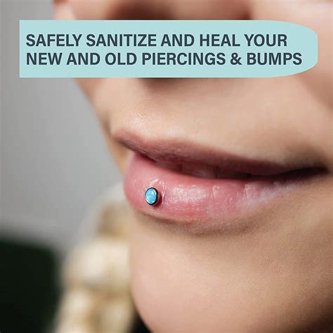 Base Labs Sea Salt Wash Piercing Aftercare Bump Treatment And Keloid Bump Removal For Nose
