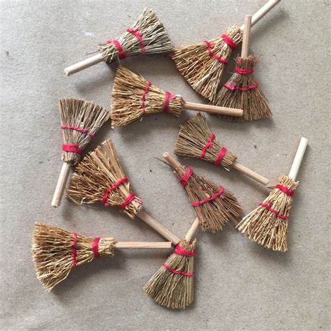 Tiny Brooms For Tiny Witches Handmade Broom Handmade Wreaths Dolls