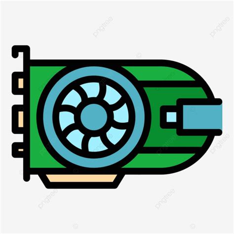 Gpu Clipart Png Images Integrated Gpu Icon Color Flat Semiconductor