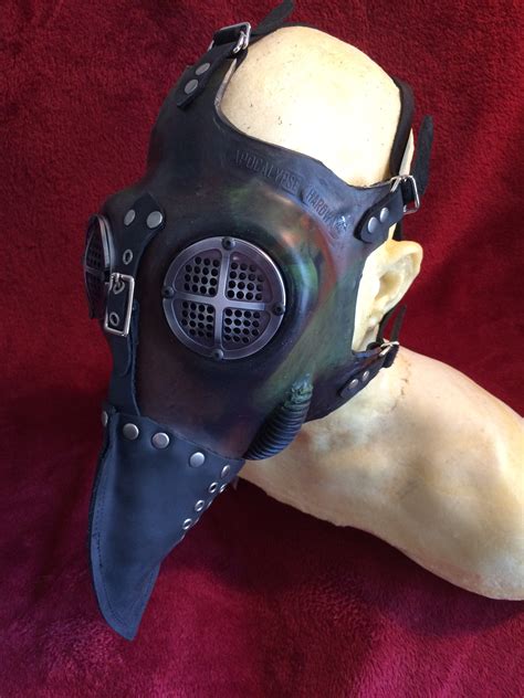 Steampunk The Plague Doctor Gas Mask Black