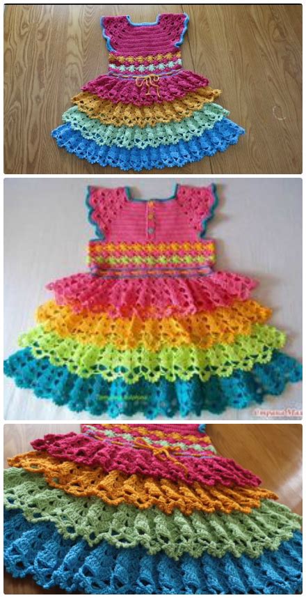 Crochet Lovely Dress For Girl Pretty Ideas