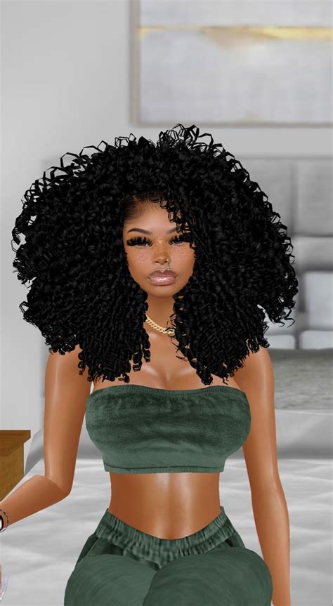 Black Love Artwork Imvu Outfits Ideas Cute Big Hair Dont Care 3d