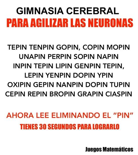 Te proponemos una selección de retos divertidos para que puedas pasar el tiempo atreviéndote a ponerte a prueba. Pin de Cris H Moctezuma en Adivinanzas y Retos mentales ...