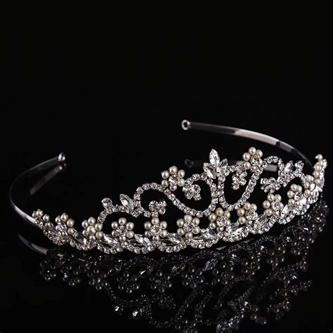 Wedding Bridal Fashion Hairwear Crystal Crown Tiaras Queen Prom