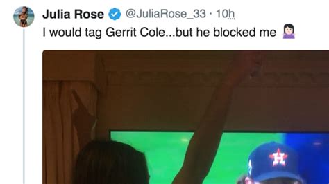 World Series Flasher Exposes Herself To Gerrit Cole On Tv At Home And