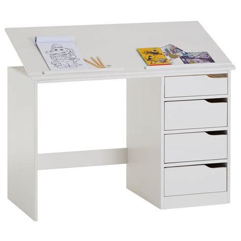 Schülerschreibtisch in weiß höhenverstellbar kinderschreibtisch weiß kindertisch metall und mdf schreibtisch für kinder breite. Kinderschreibtisch, Kiefer massiv weiß ...
