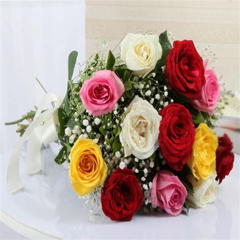 Mixed Rose Bouquet Flowers And More