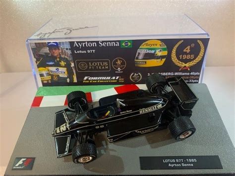 Ayrton Senna Collection 143 2 Model Race Car Coche Firmado