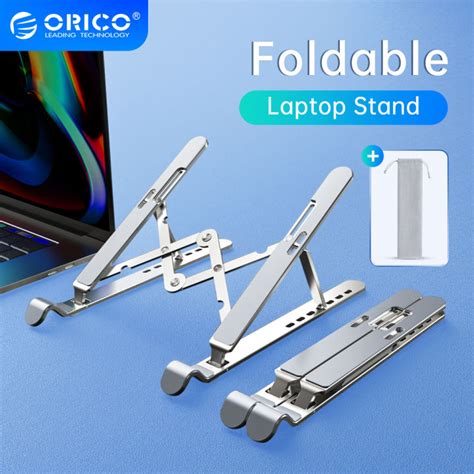 Orico Foldable Laptop Stand Holder Riser Portable Adjustable Aluminum
