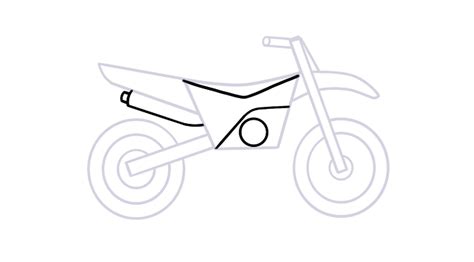 Dirt Bike Drawing Easy In 7 Steps