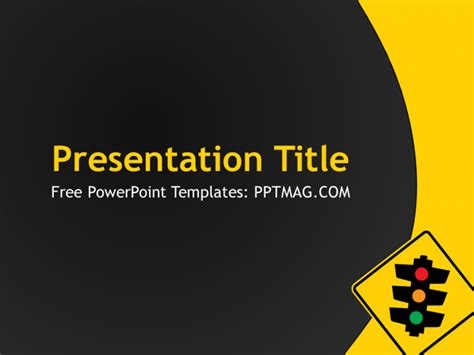 Free Traffic Lights Powerpoint Template Pptmag