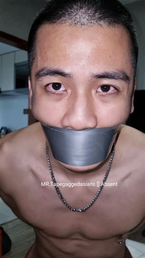 Mastertapegaggedasianguys On Twitter Sexy Chinese Slave Absent A Wrapped Around Tightly Tape