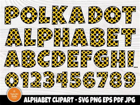 4 Polka Dot Font Svg Designs And Graphics