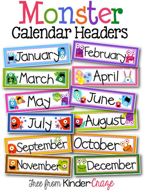 Free Calendar Headings Cliparts Download Free Calendar Headings