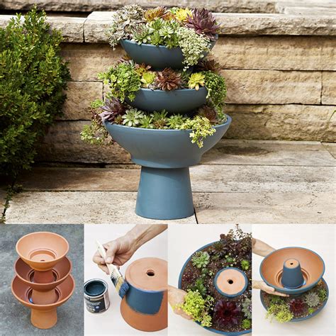 14 Flower Tower Diy Design Ideas With Planter Building Instructions