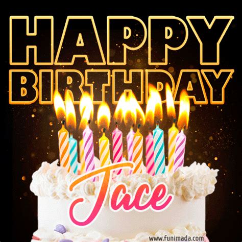 Happy birthday ascii arts free text for facebook, whatsapp. Jace - Animated Happy Birthday Cake GIF for WhatsApp — Download on Funimada.com