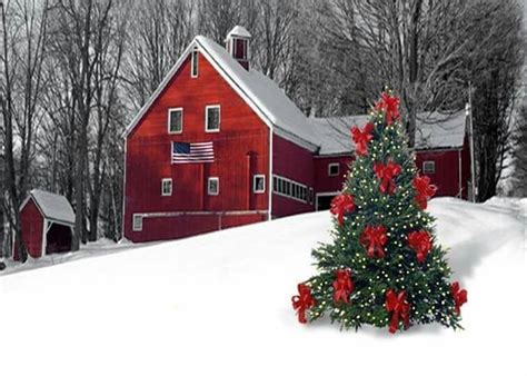 Dont You Just Love Red Barns Bebectbelle Merry Christmas