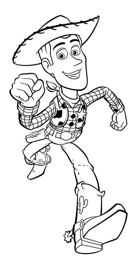 Woody Toy Story Printable Coloring Pages
