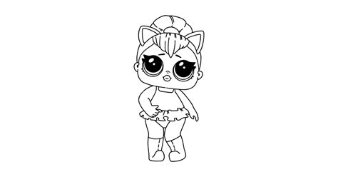 Lol Surprise Kitty Queen Coloring Page Online And Print For Free