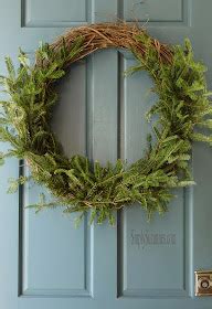 Simply Suzanne's AT HOME diy laurel wreath for Christmas
