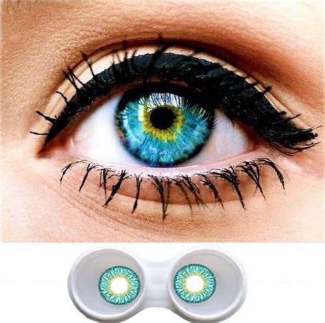 Buy Eye Monthly Disposable Color Contact Lens Without Power Torquoise Online ₹249 From Shopclues