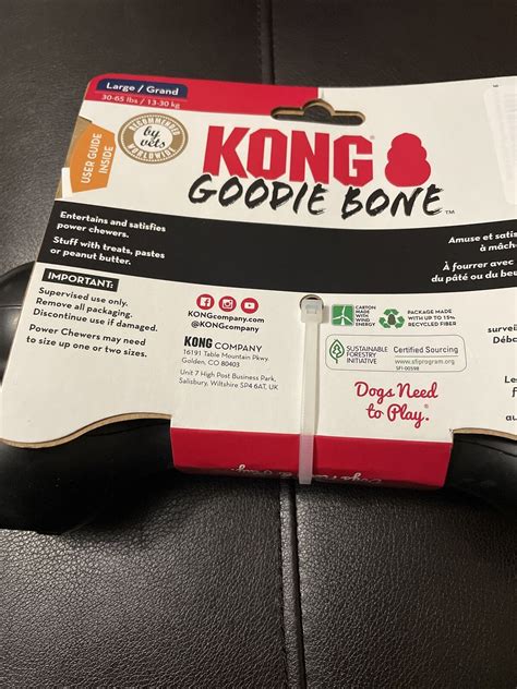 Kong Extreme Large Goodie Bone Power Chewers Dog Toy Ebay