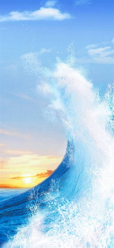 Waves Phone Wallpaper 099 1080x2340